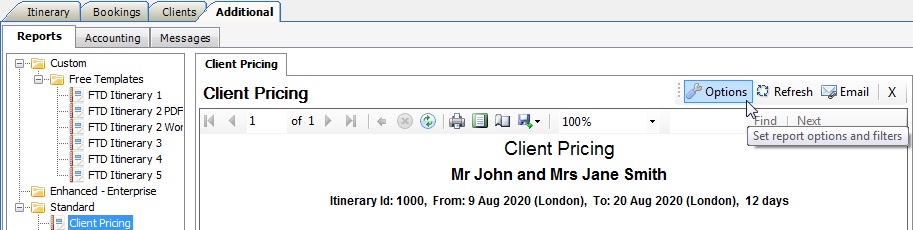 Customising Files Names