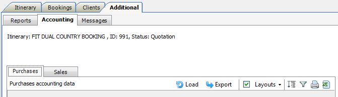 Intergrating Accounting - Accounting, Purchases Subtab