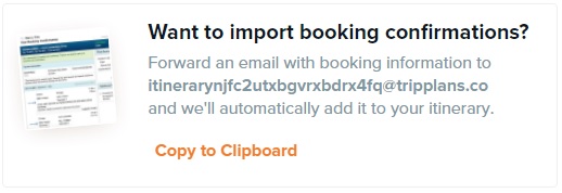 Import Booking Confirmations