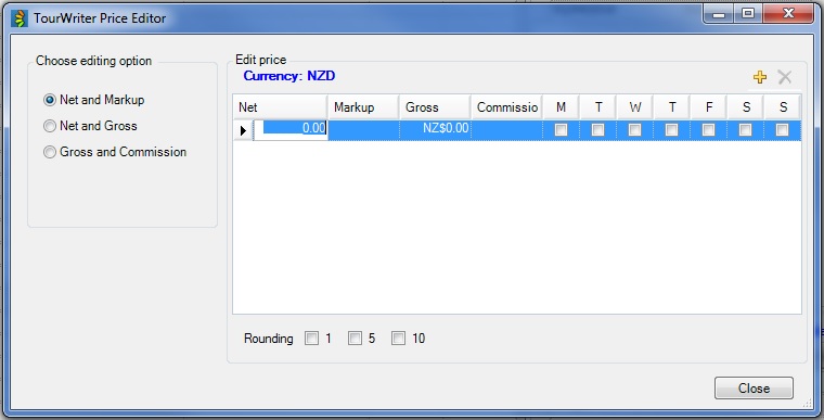 TourWriter Price Editor